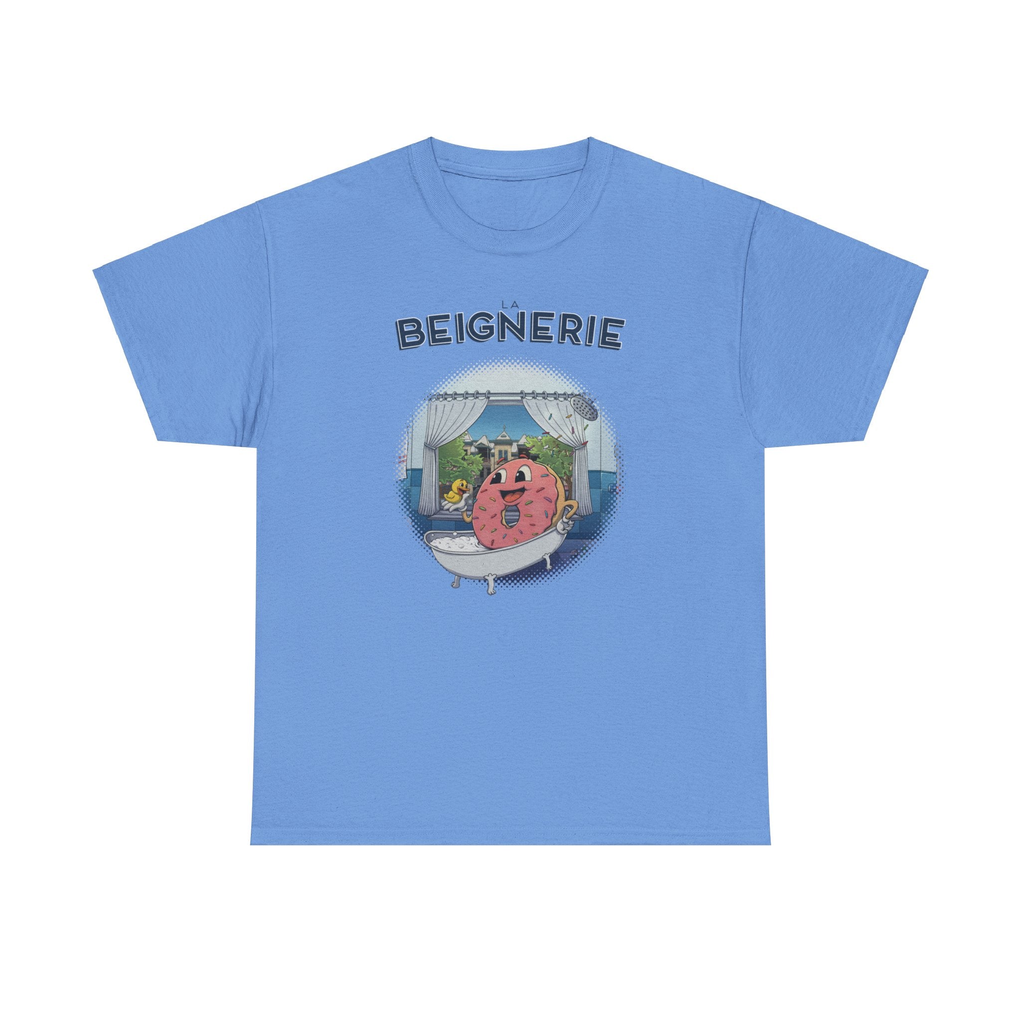 T-shirt bleu rétro
