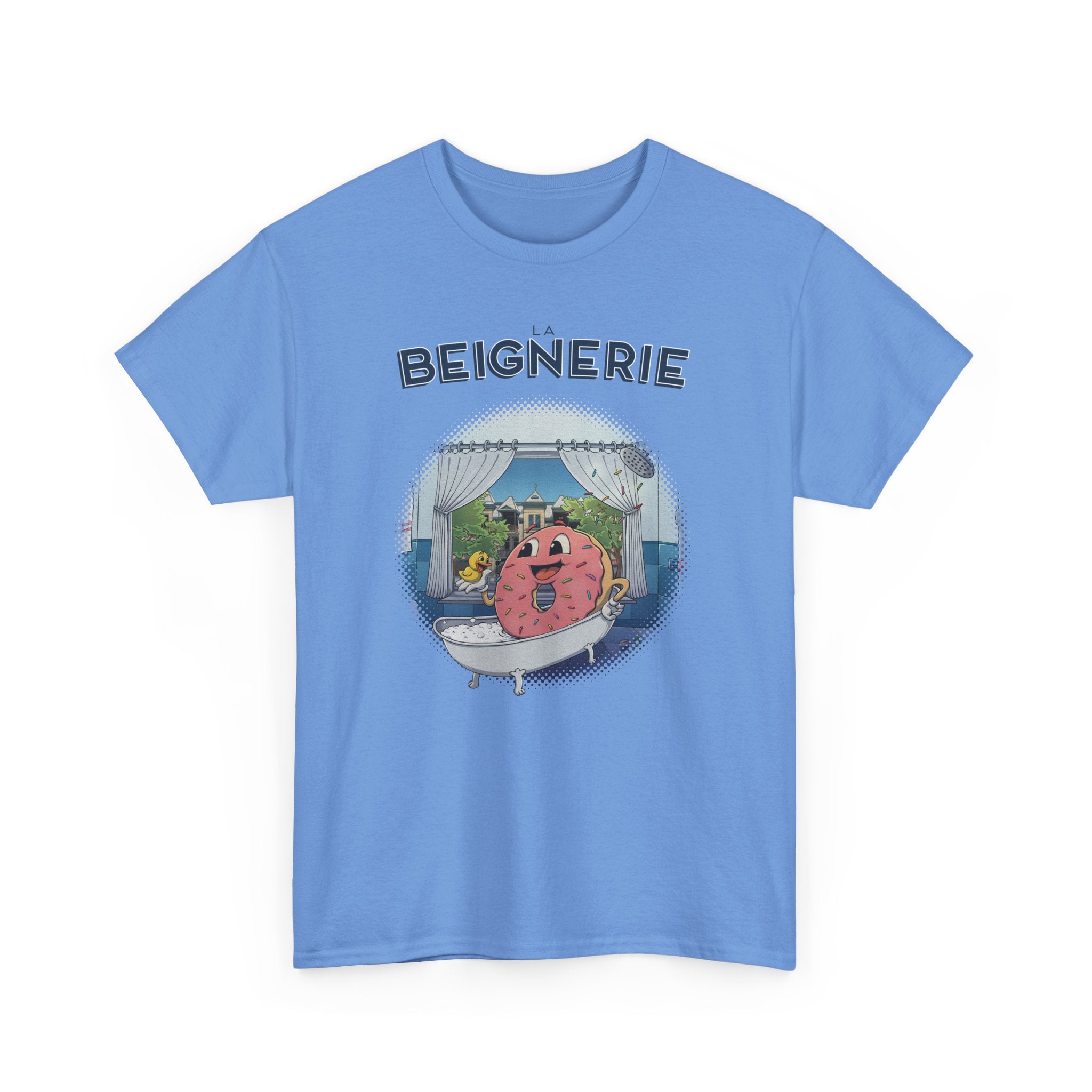 T-shirt bleu rétro